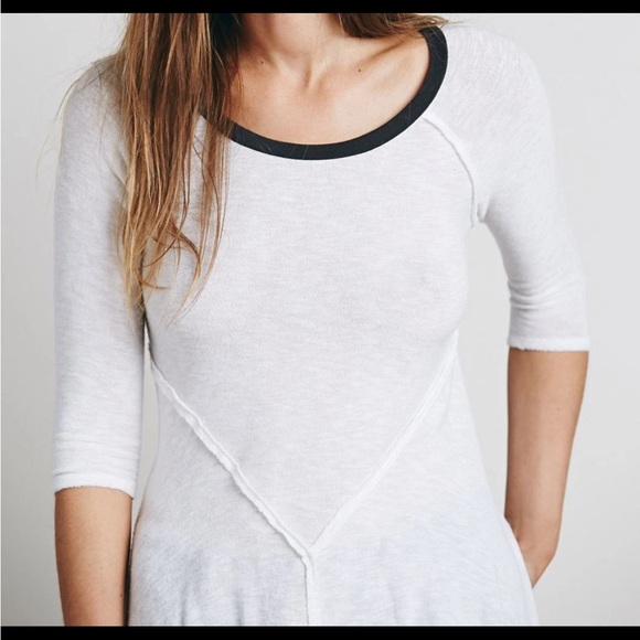 Intimately Free People 3/4 Sleeve Tunic ‘Weekends Layering Top’ - Small - Picture 7 of 11